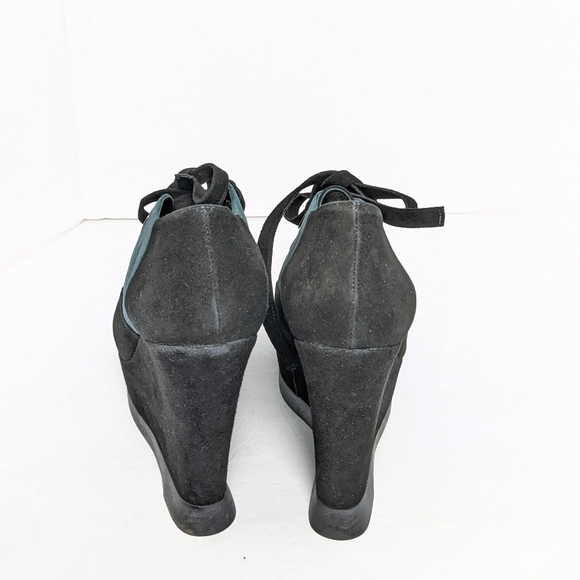 Edmundo Castillo two tone suede wedges - Picture 7 of 16